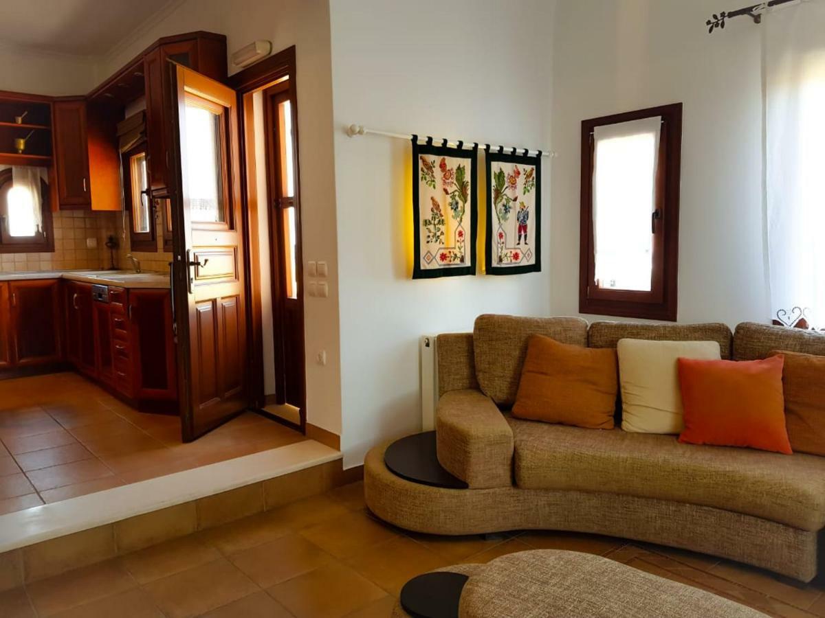 Sunshine House For 9, Cozy Set Up,Verandas, Sea View. Karterados  Exteriör bild